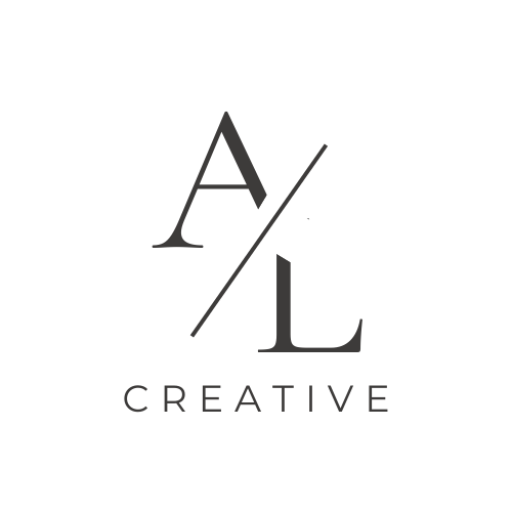 Black White Minimalist Simple Monogram Typography Logo